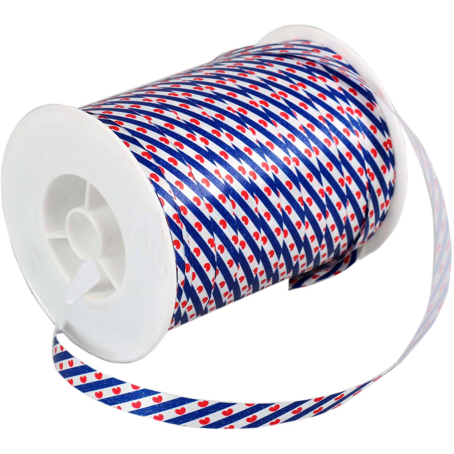 Lint, 10mm, 250m, Friese vlag, rood/wit/blauw 1