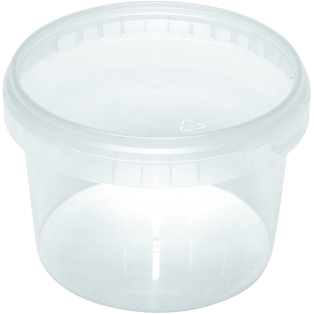 Cup, met deksel, pP, 565ml, Ø 95mm, transparant 1
