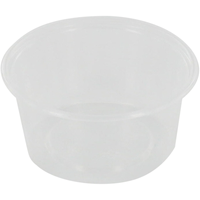 Bak, PP, 80ml, Ø72mm, kunststof cup, 35mm, transparant 1