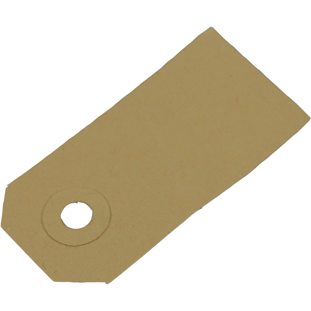 SendProof® Prijskaart, Papier, 110x55mm, bruin 1