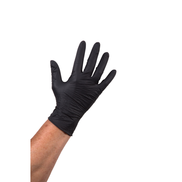ComFort Handschoen, Nitril, ongepoederd, s, zwart 1