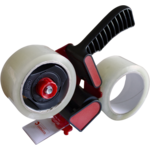 SendProof® Tapeafroller, pP, incl. 2 rollen tape, zwart/rood